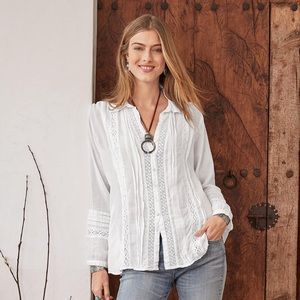 Sundance JP and Maddie Turn of the Century cotton blouse.